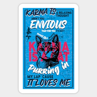 Karma Taylor Swift - Cat Sticker